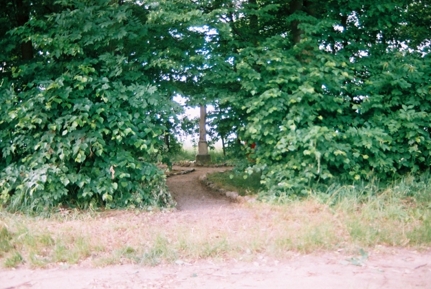 Viehweg - droga dojścia do pomnika. Fot. J.Matysiak